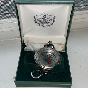 Silver Compass Keychain - Men Accessories
